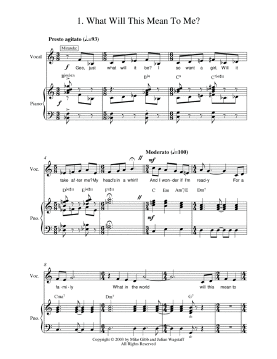 What Goes Around - vocal score Vocal Duet scores gallery preview page 3