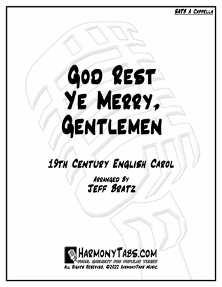 Book cover for God Rest Ye Merry, Gentlemen (SATB A Cappella)
