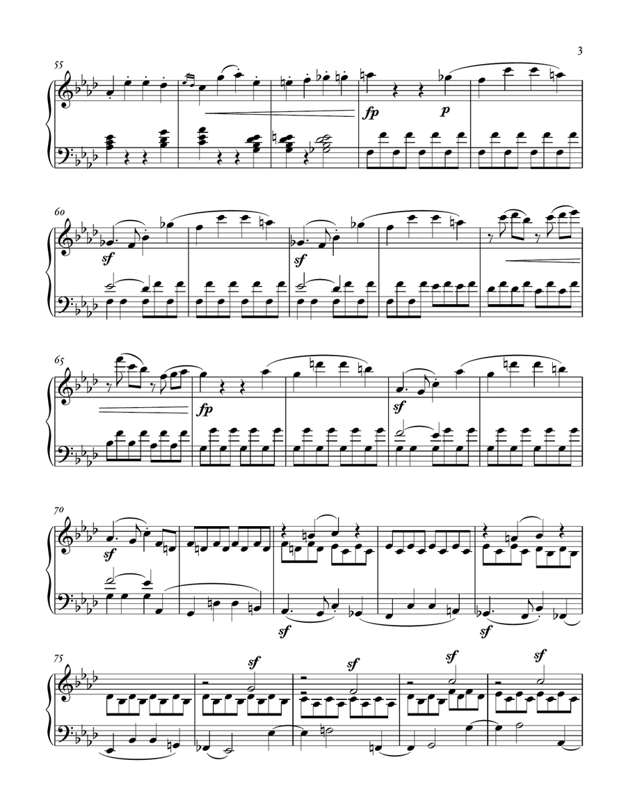 God Rest Ye Merry, Beethoven Piano Solo scores gallery preview page 4