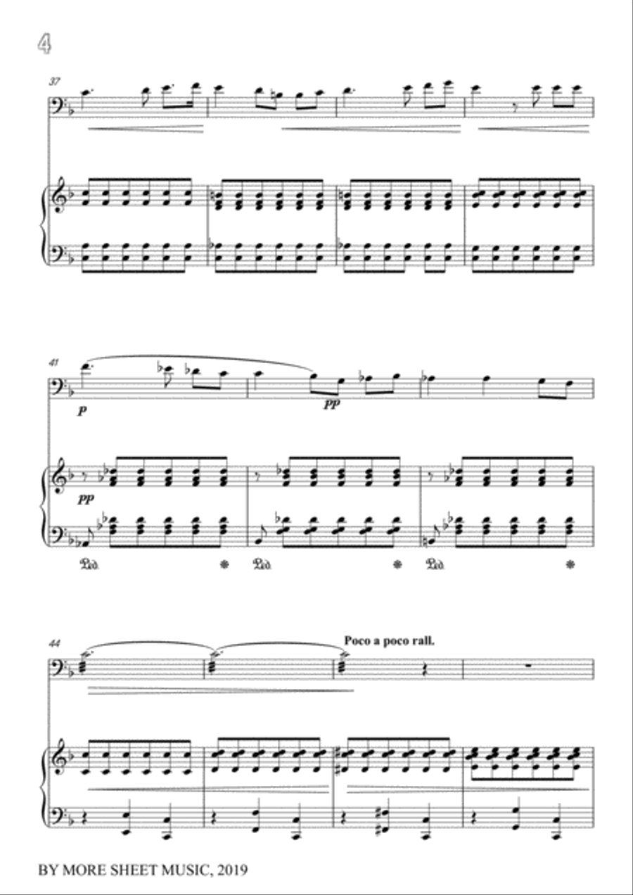 Viardot-Fleur desséchée, for Cello and Piano Piano scores gallery preview page 6