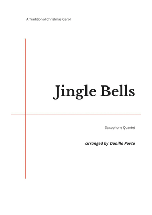 Book cover for Jingle Bells - Saxophone quartet