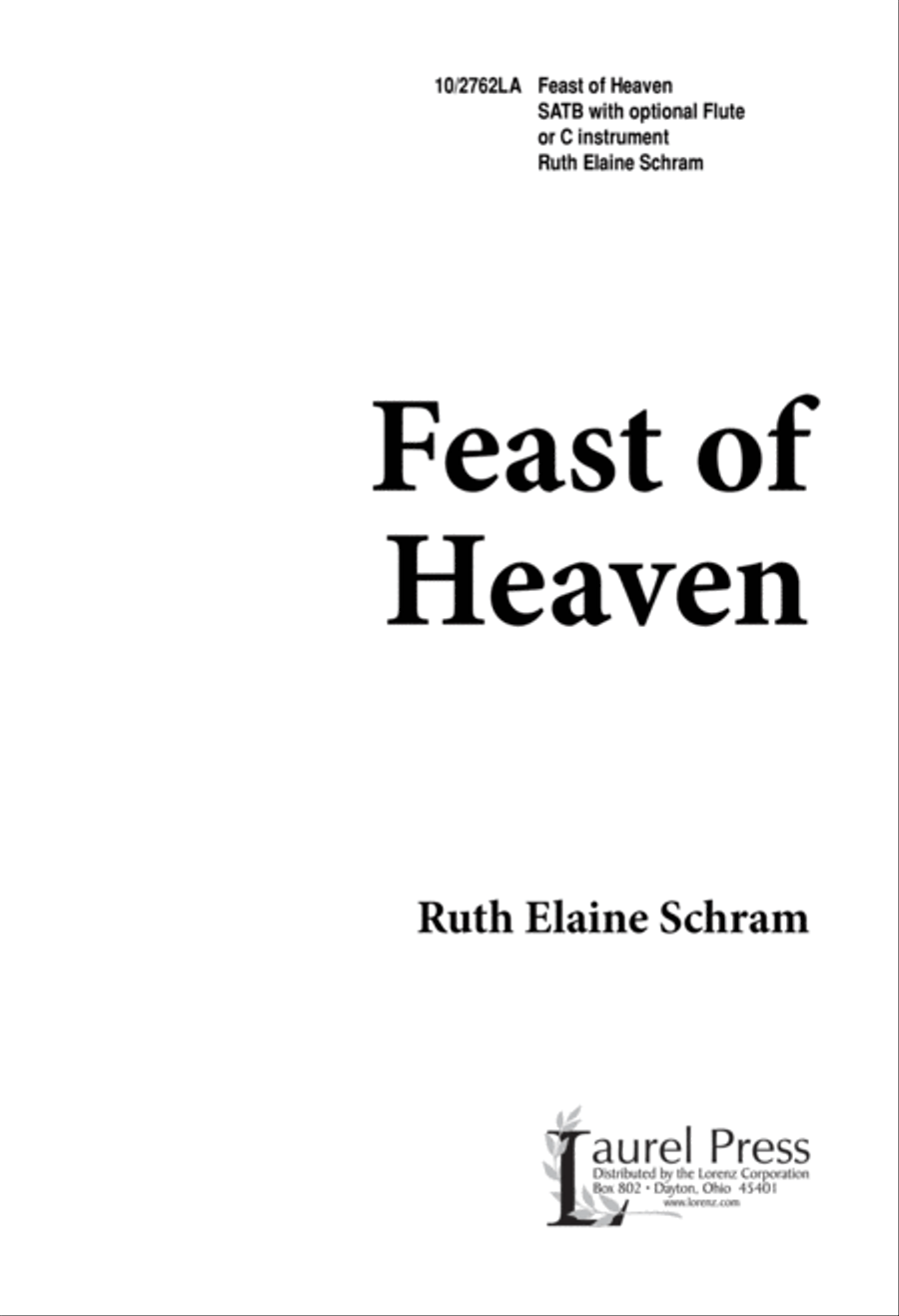 Feast of Heaven 4-Part scores gallery preview page 1