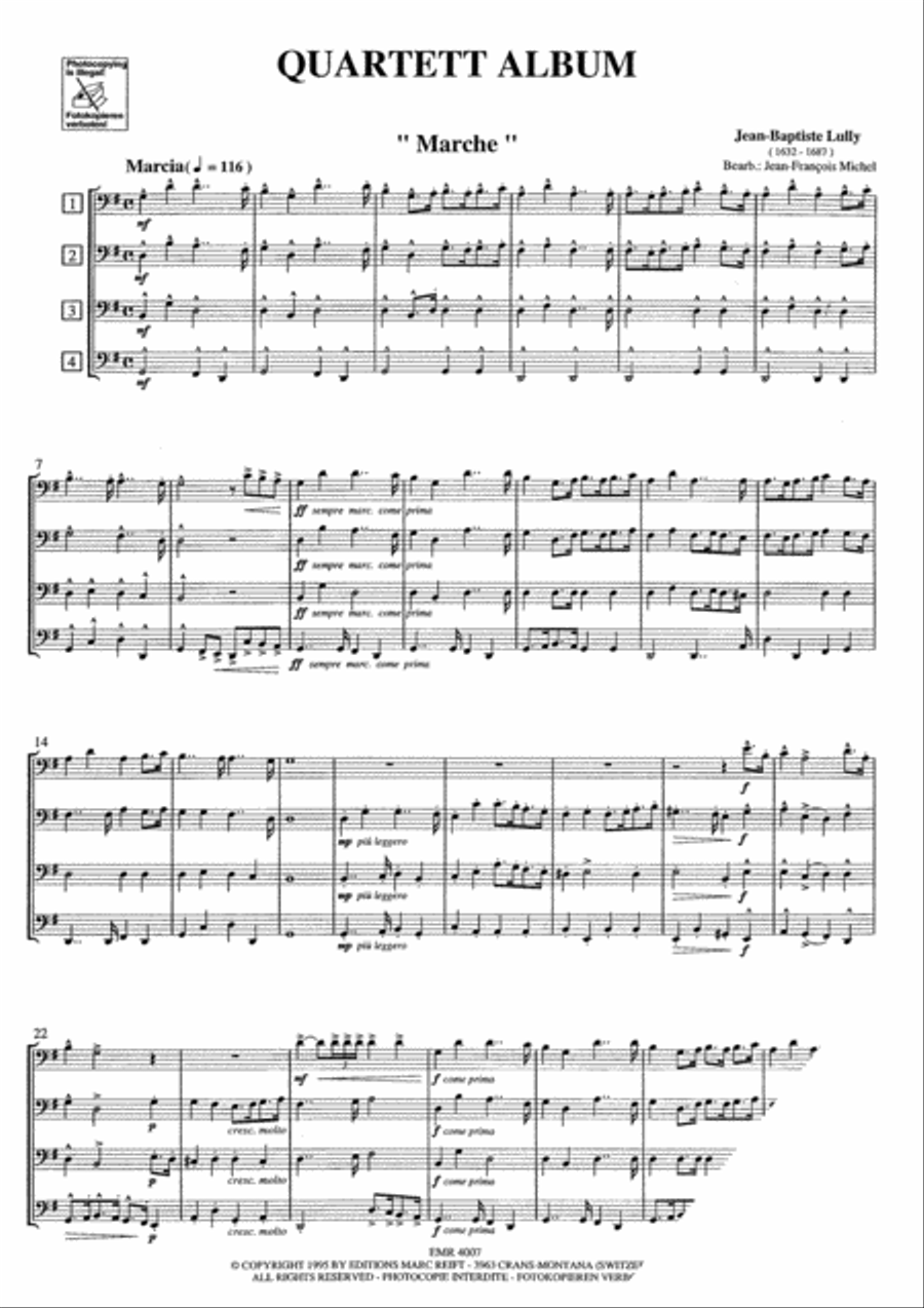 Quartet Album Brass Ensemble scores gallery preview page 13