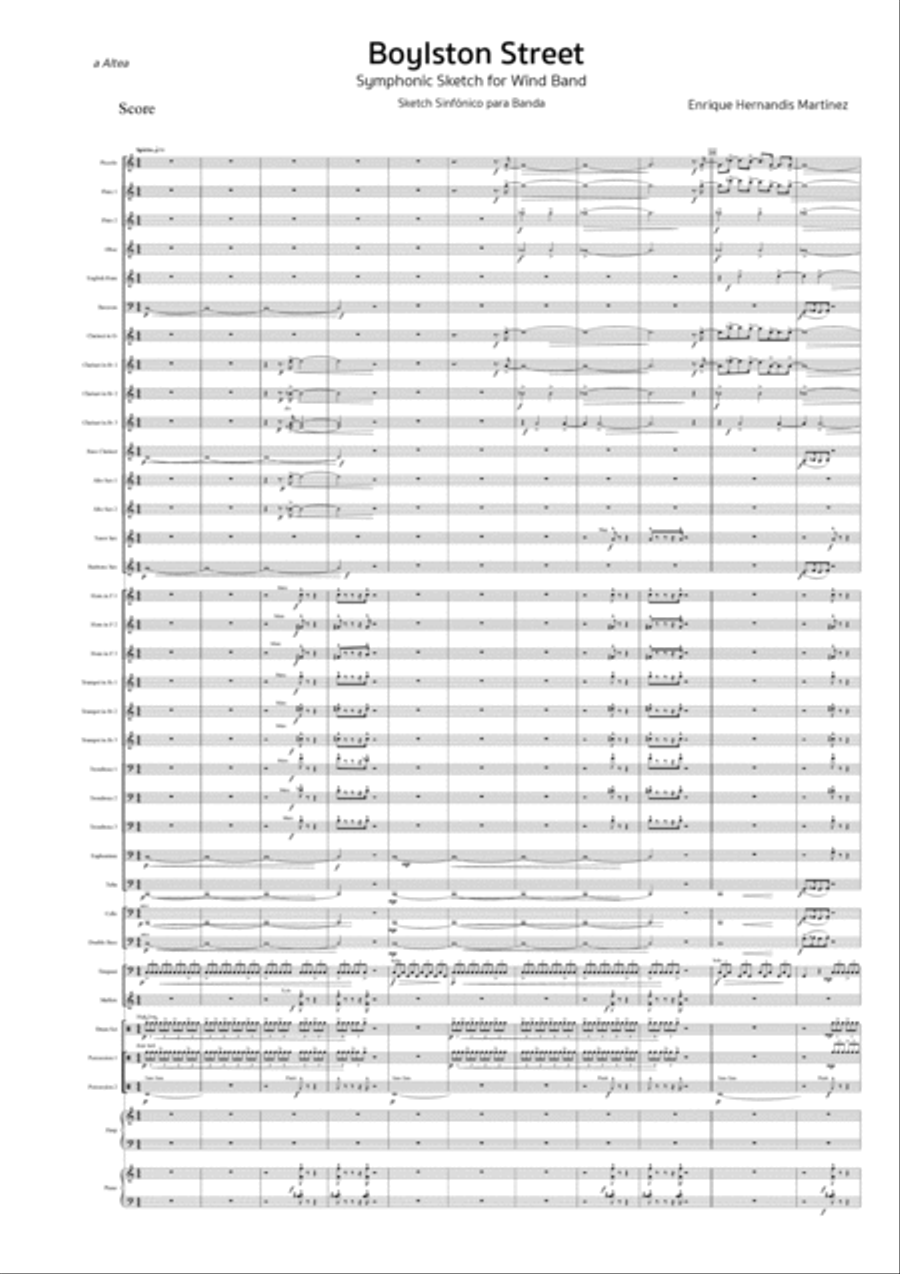 Boylston Street Boylston Street Concert Band scores gallery preview page 3