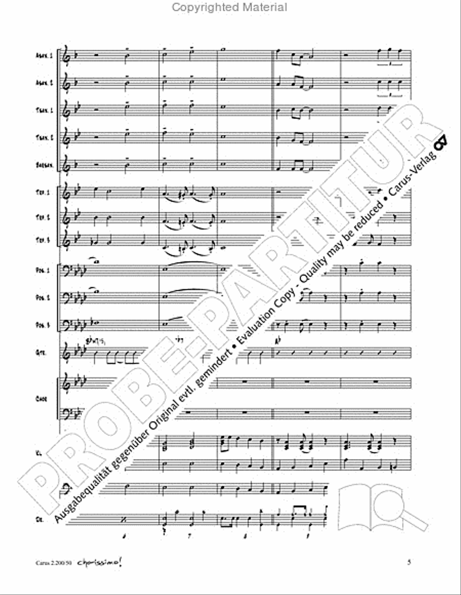 Chorissimo. Instrumentale Begleitarrangements fur Small Bigband, Vol. 3 Big Band scores gallery preview page 3