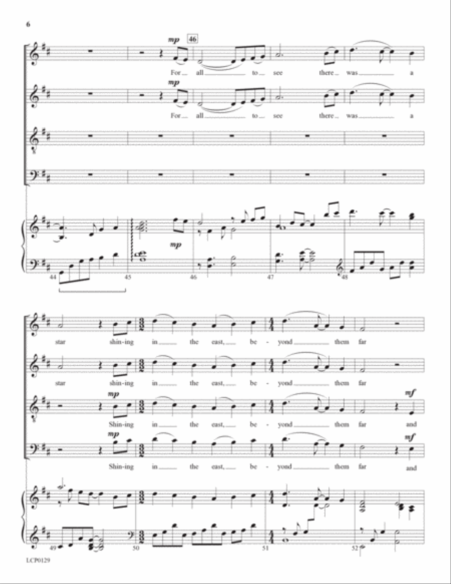 The First Noel The First Noel 4-Part scores gallery preview page 6