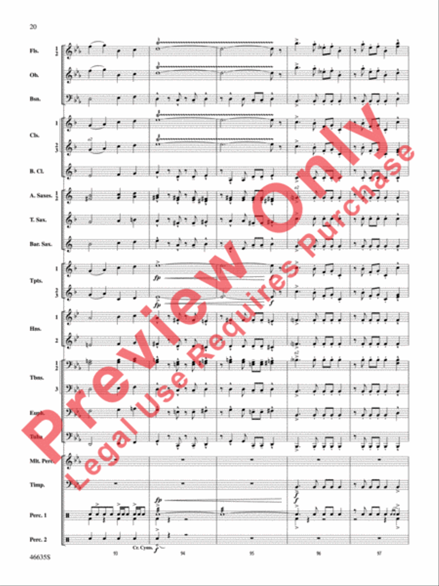 Best of the West! Concert Band scores gallery preview page 21