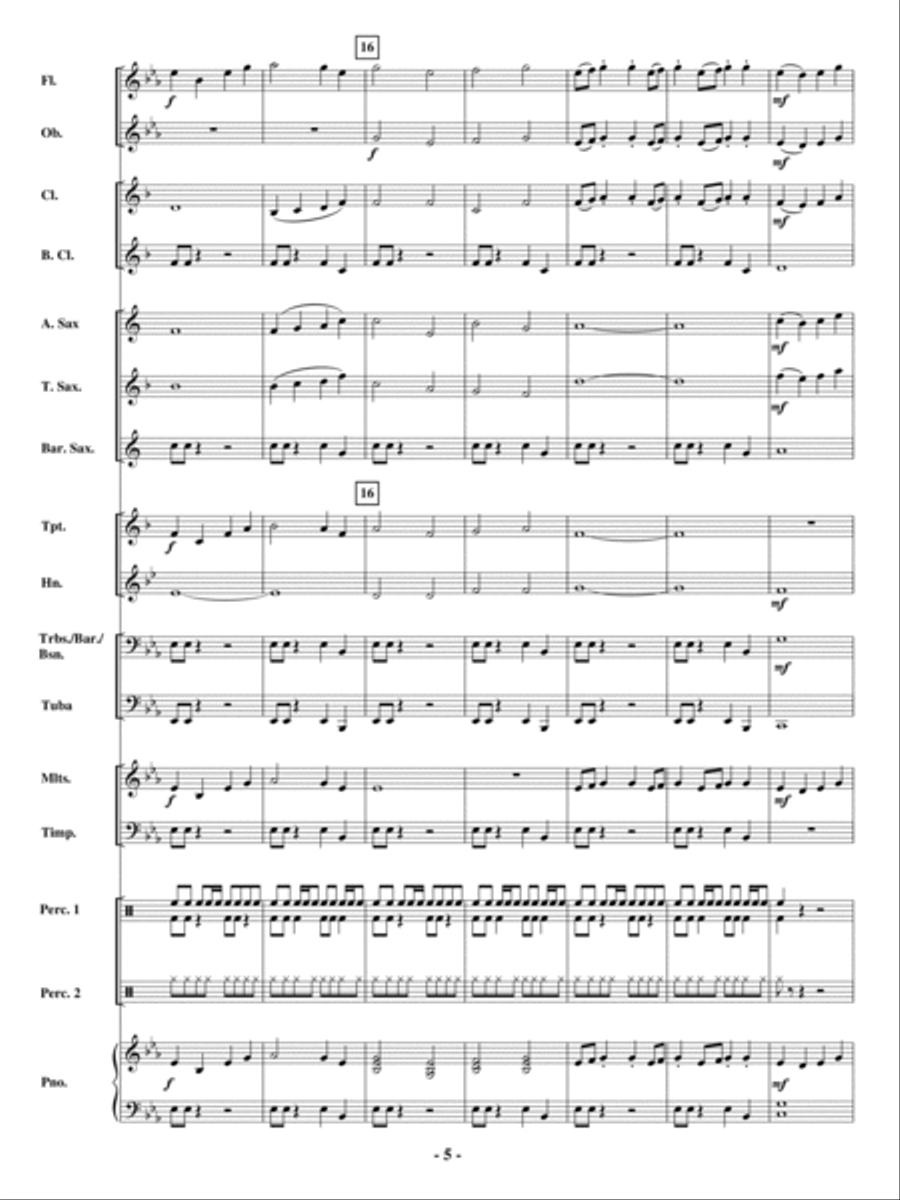 The Soaring Spirit Concert Band scores gallery preview page 4