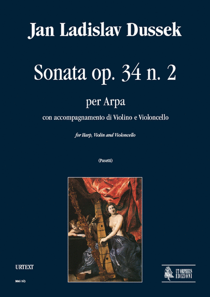Sonata Op. 34 No. 2 for Harp, Violin and Violoncello