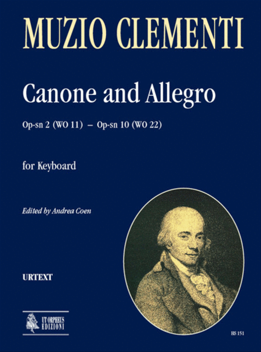 Canone Op-sn 2 (WO 11) and Allegro Op-sn 10 (WO 22) for Keyboard Harpsichord scores gallery preview page 1