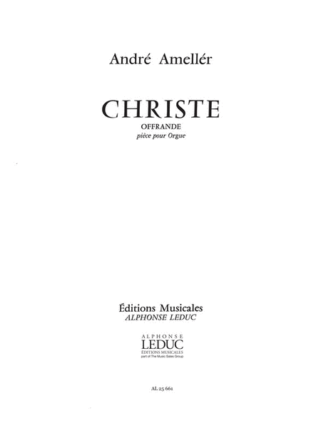 Christe-offrande Op.248 (organ)