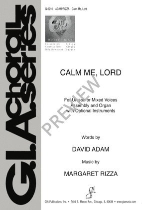Book cover for Calm Me, Lord