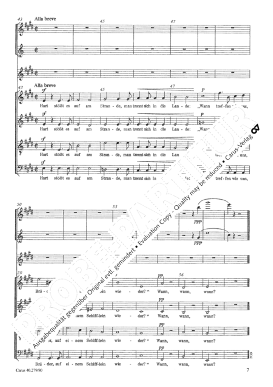 Das Schifflein 4-Part scores gallery preview page 8