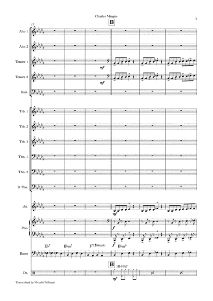 Boogie Stop Shuffle Jazz Ensemble scores gallery preview page 3