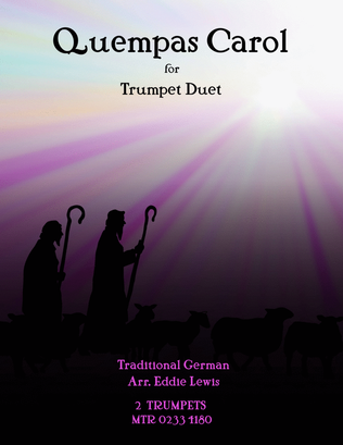 Book cover for Quempas Carol Trumpet Duet
