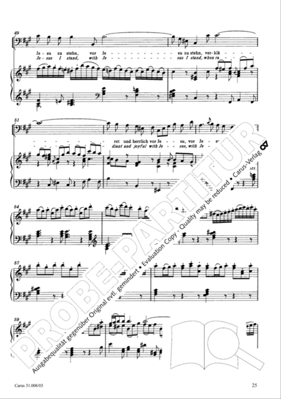 O my God, when shall I perish (Liebster Gott, wenn werd ich sterben) 4-Part scores gallery preview page 30