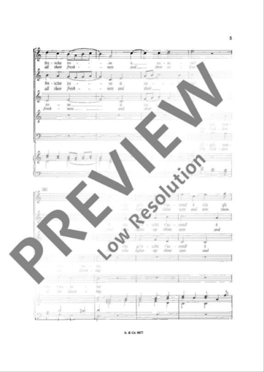 Hor chi clori beata SSATB scores gallery preview page 6