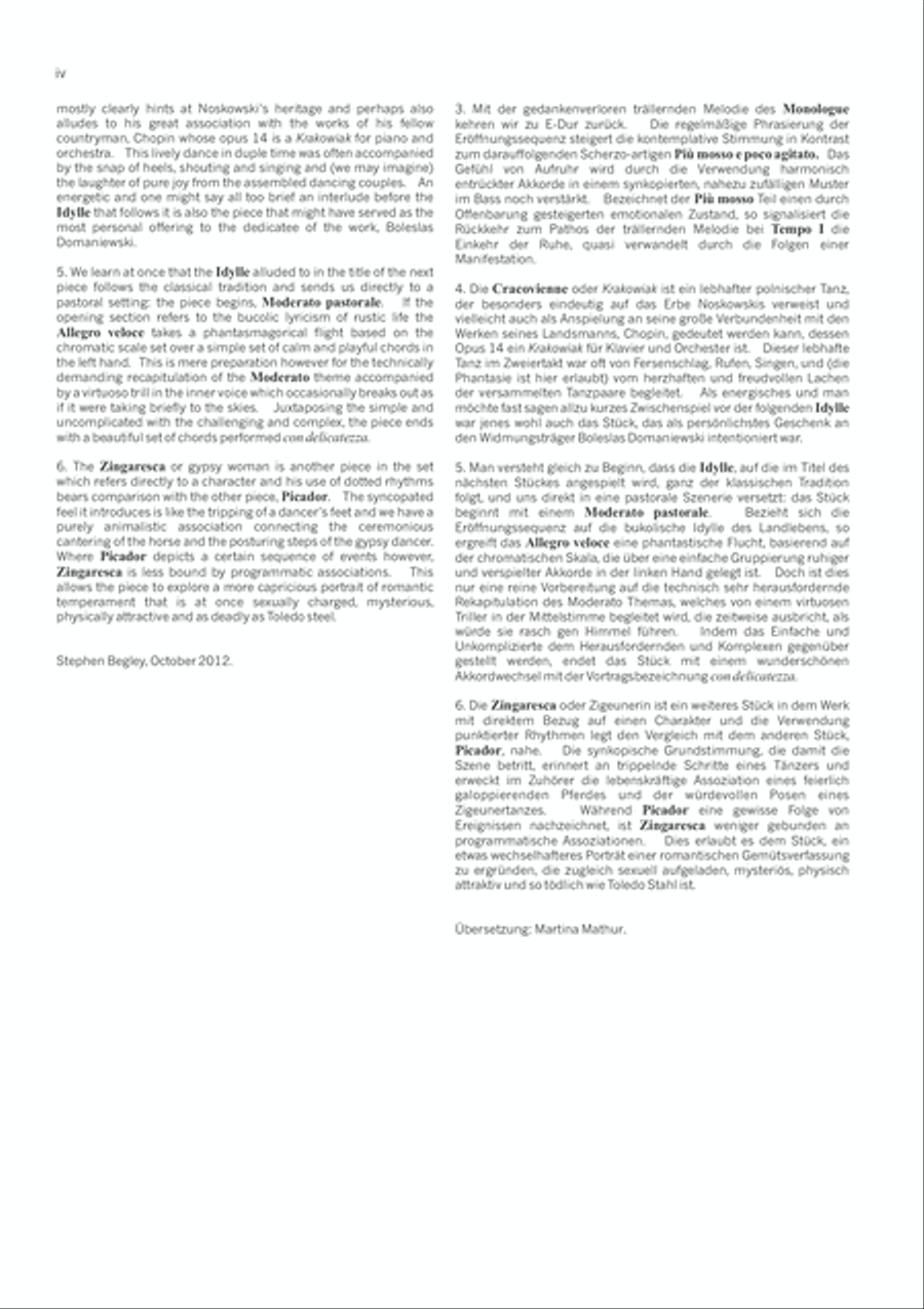 Images, Sechs Charakterstucke fur Piano, Opus 27 Piano Solo scores gallery preview page 6