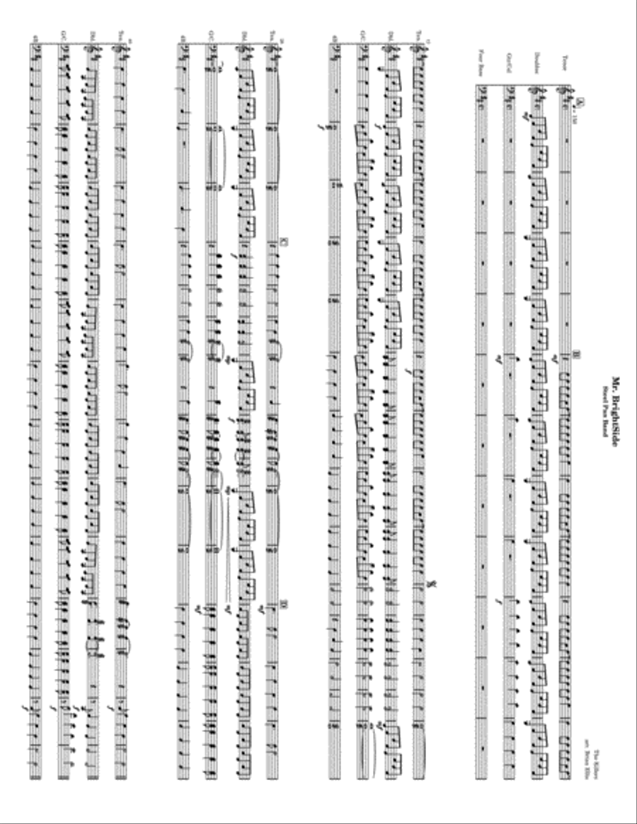 Mr. Brightside Small Ensemble scores gallery preview page 2