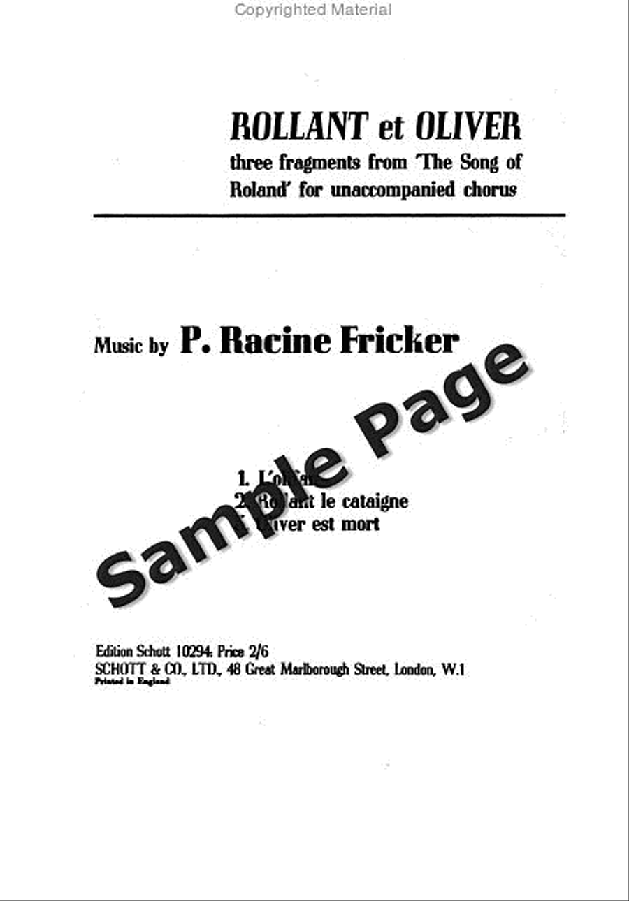 Rollant et Oliver 4-Part scores gallery preview page 2