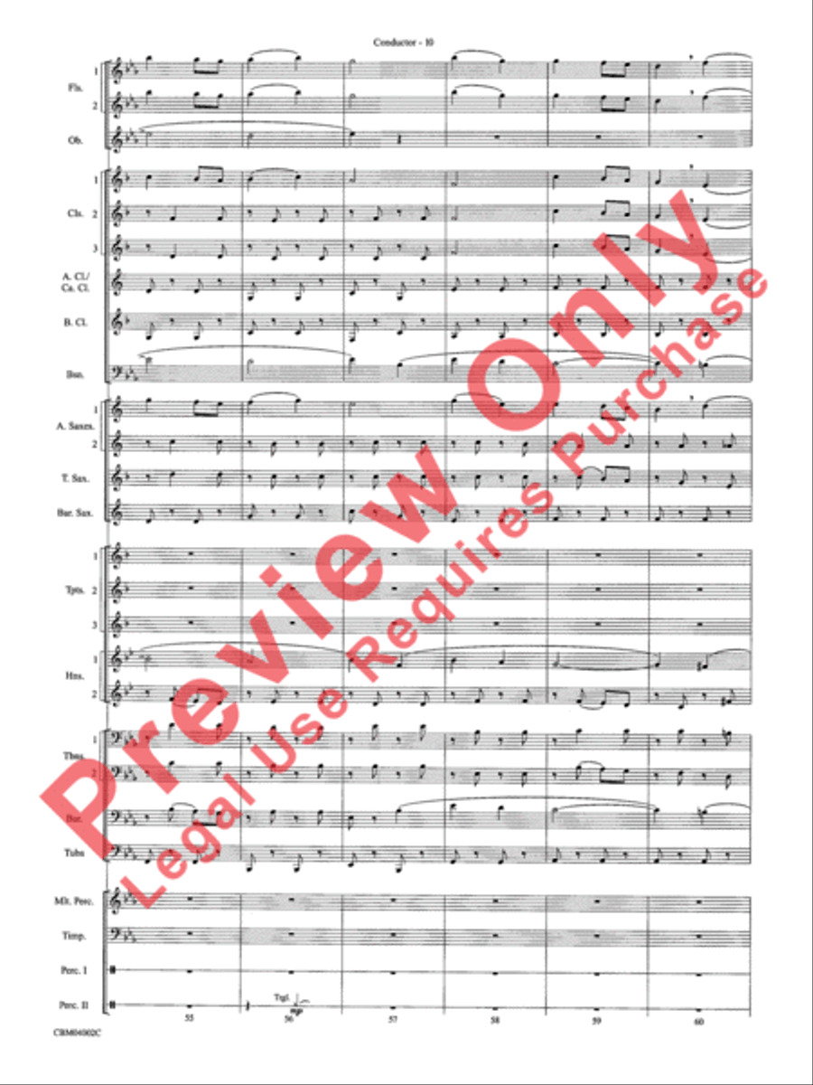 The Dam Busters Concert March Concert Band scores gallery preview page 13