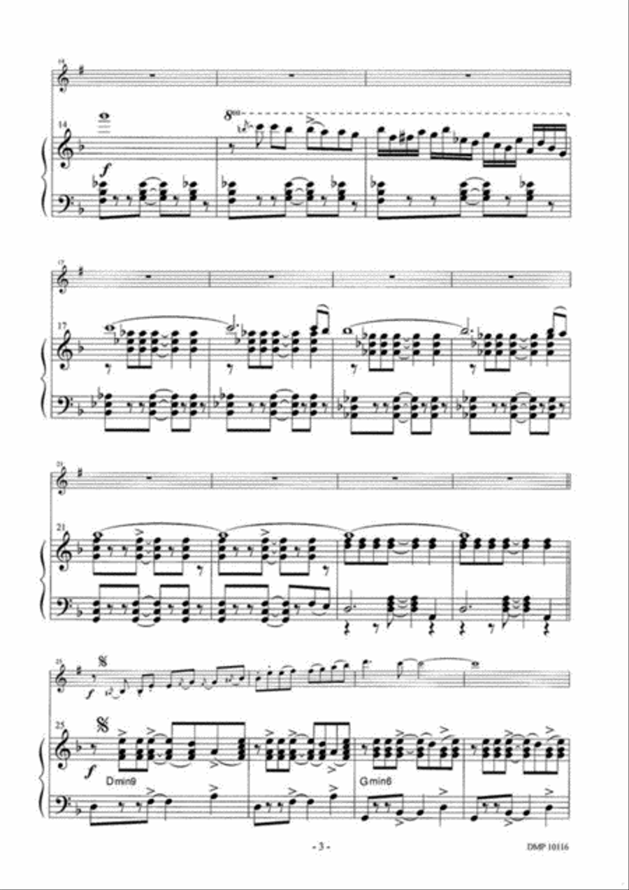 Bye-Bye Spring Clarinet scores gallery preview page 3