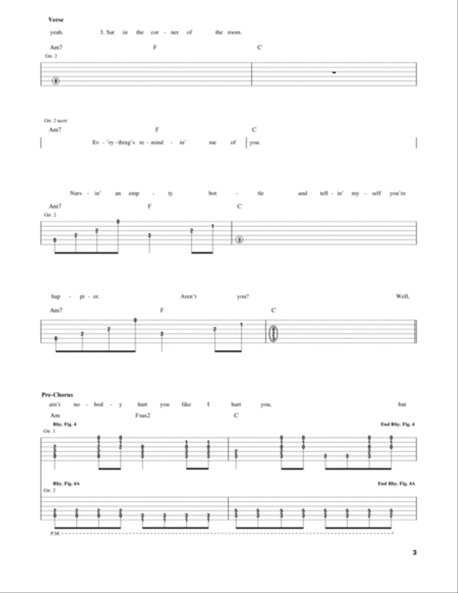 Happier Electric Guitar scores gallery preview page 3