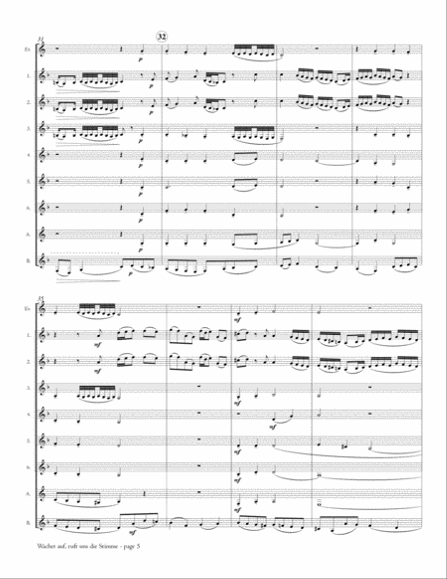 Tre Corali Per Organo Trascrizione Per Orchestra Woodwind Ensemble scores gallery preview page 6