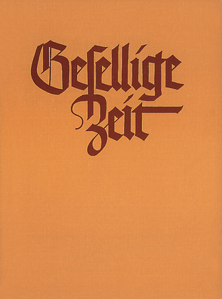Book cover for Gesellige Zeit, Teil 1