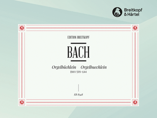 Book cover for Orgelbuchlein BWV 599-644