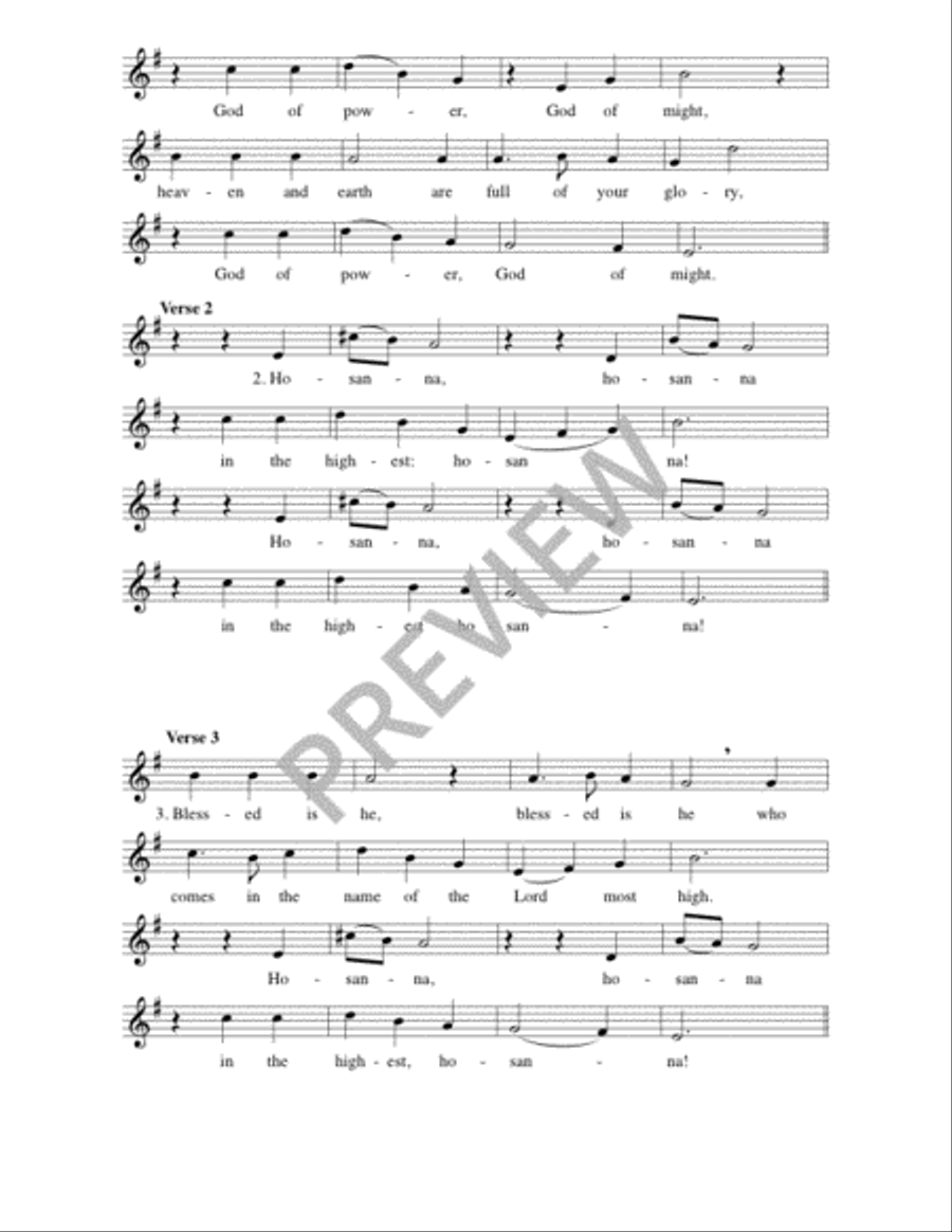Mass for John Carroll - Choral / Accompaniment edition 4-Part scores gallery preview page 7