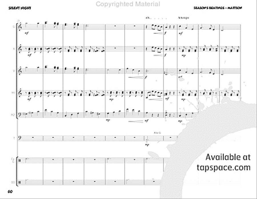Season's Beatings Percussion Ensemble scores gallery preview page 76
