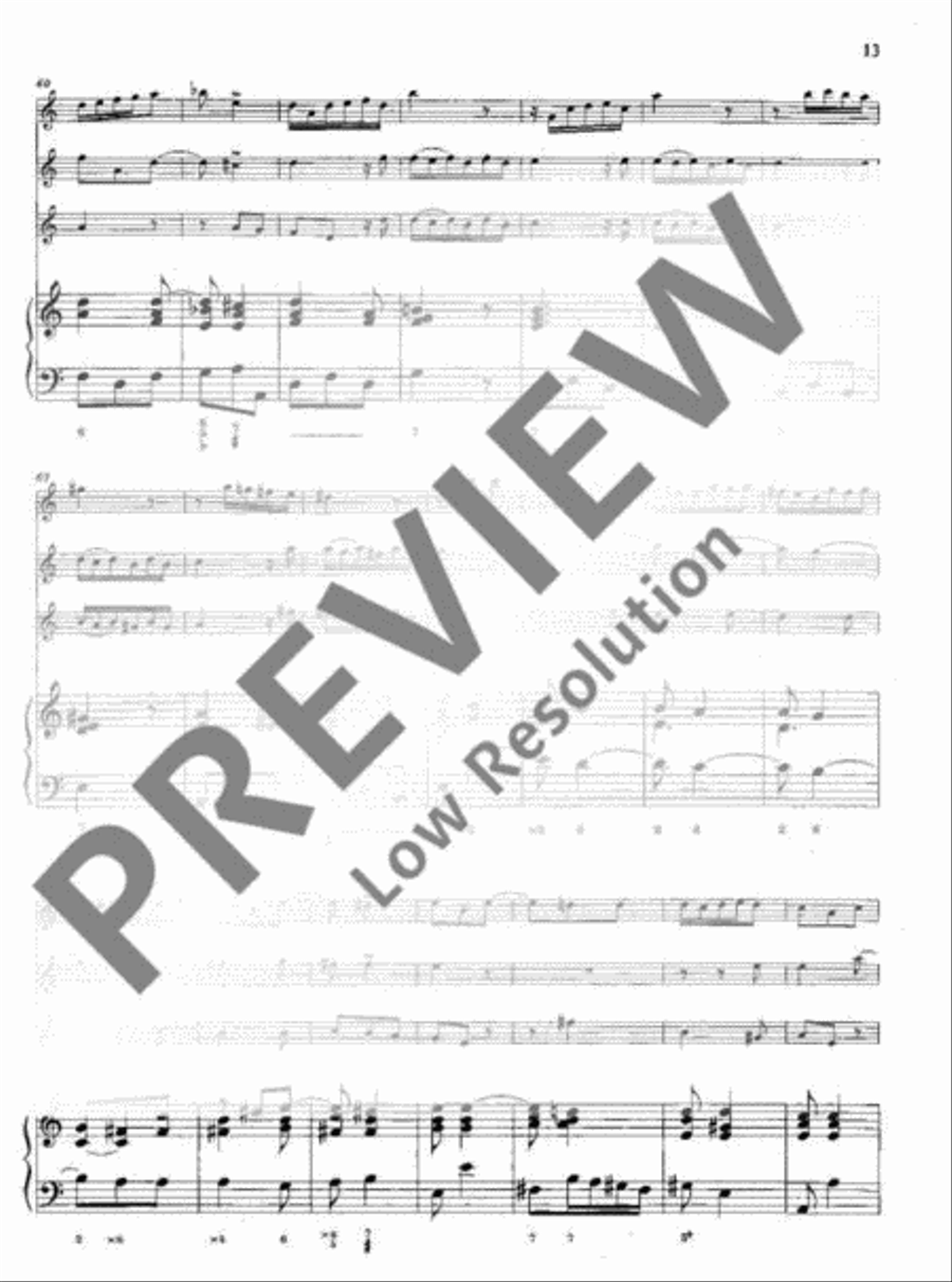 Sonata A minor String Orchestra scores gallery preview page 18