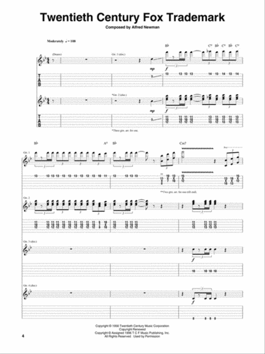 Bohemian Rhapsody Bohemian Rhapsody Electric Guitar scores gallery preview page 3