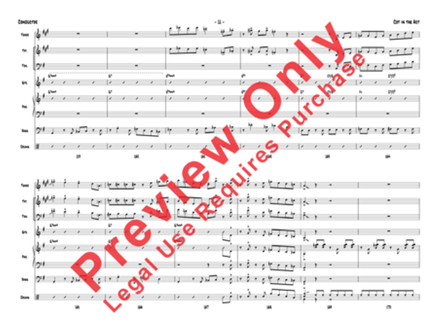 Cot in the Act Jazz Ensemble scores gallery preview page 14