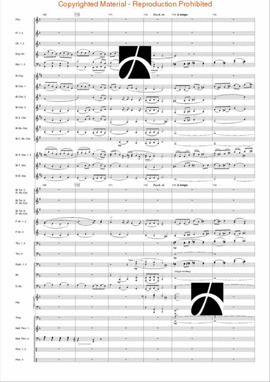Tanczi Concert Band scores gallery preview page 39
