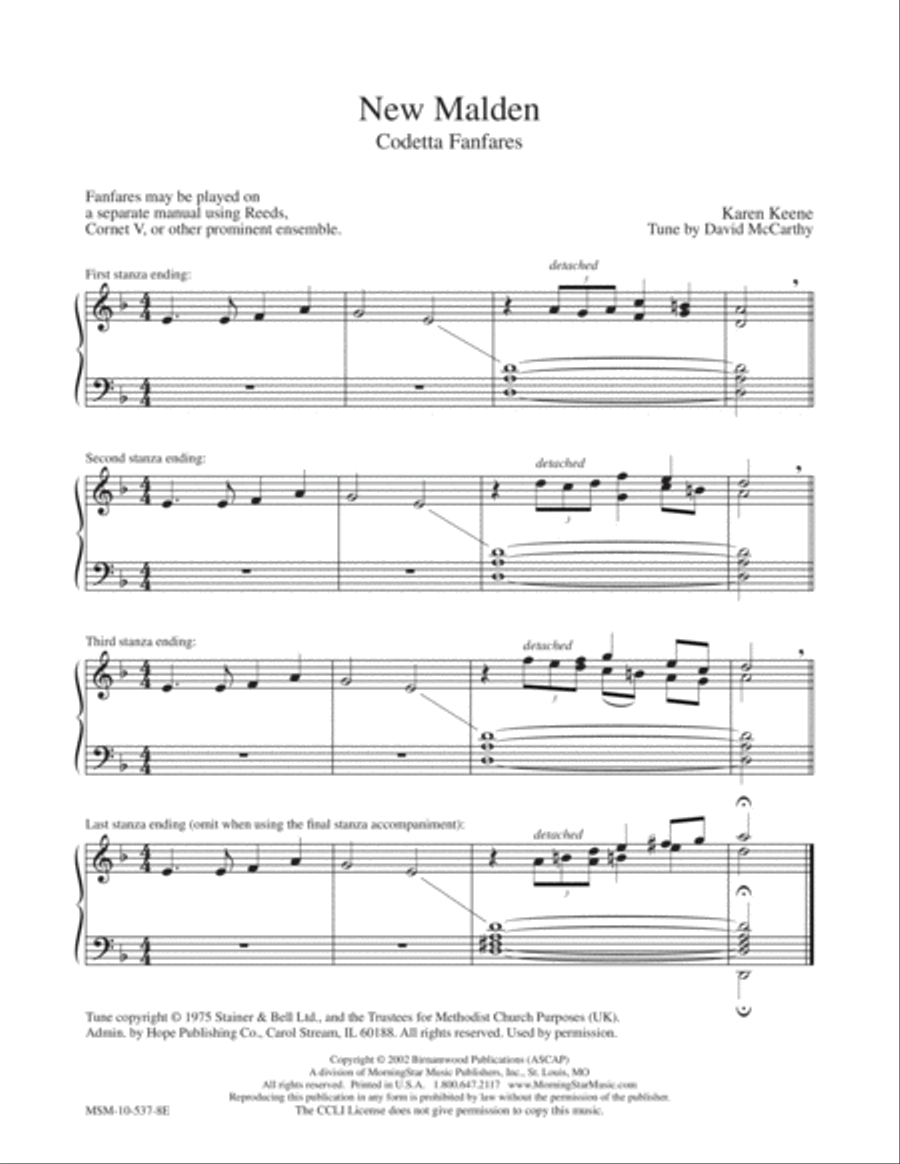 New Malden Organ scores gallery preview page 2