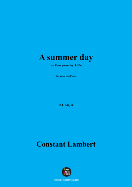 C. Lambert-A summer day,in C Major