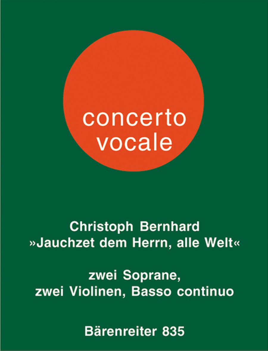 Jauchzet dem Herrn, alle Welt Women's Choir scores gallery preview page 1