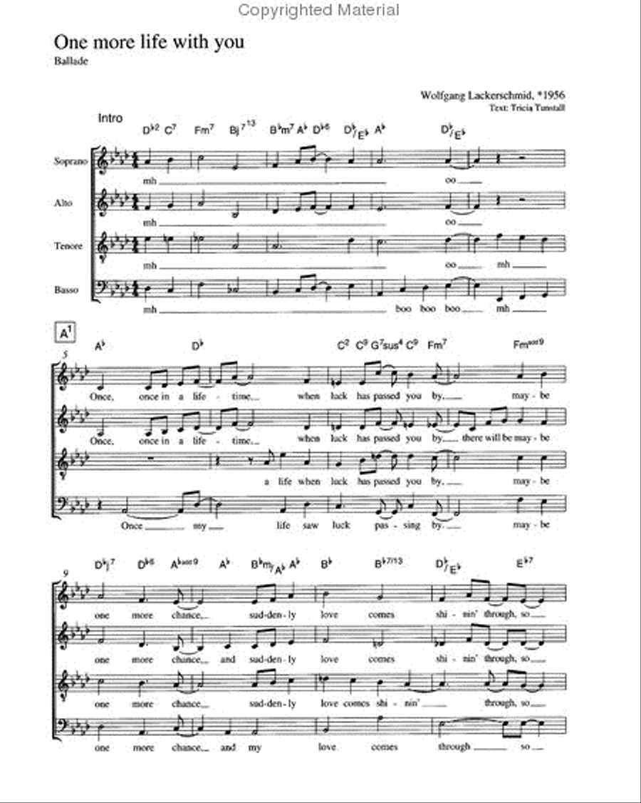 One more life with you One more life with you 4-Part scores gallery preview page 2