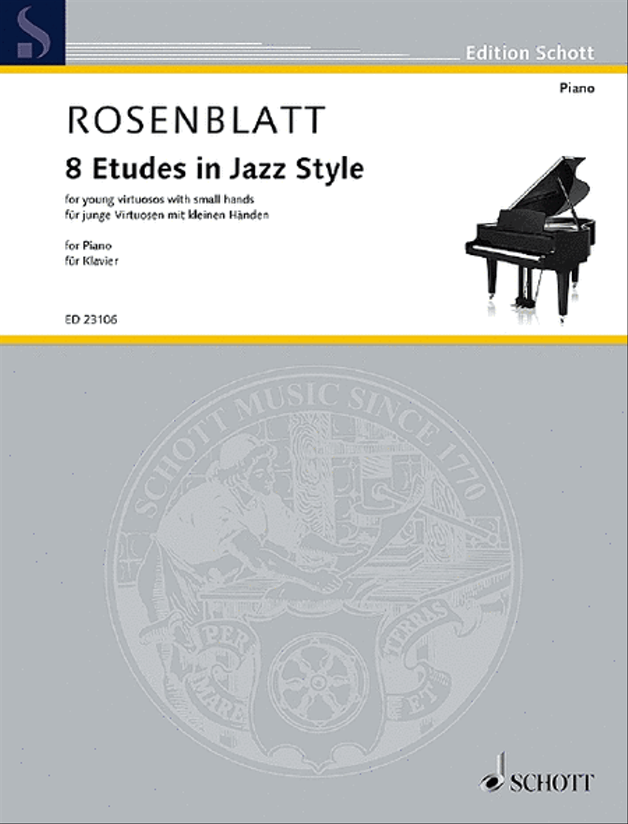 8 Etudes in Jazz Style Piano Method scores gallery preview page 1