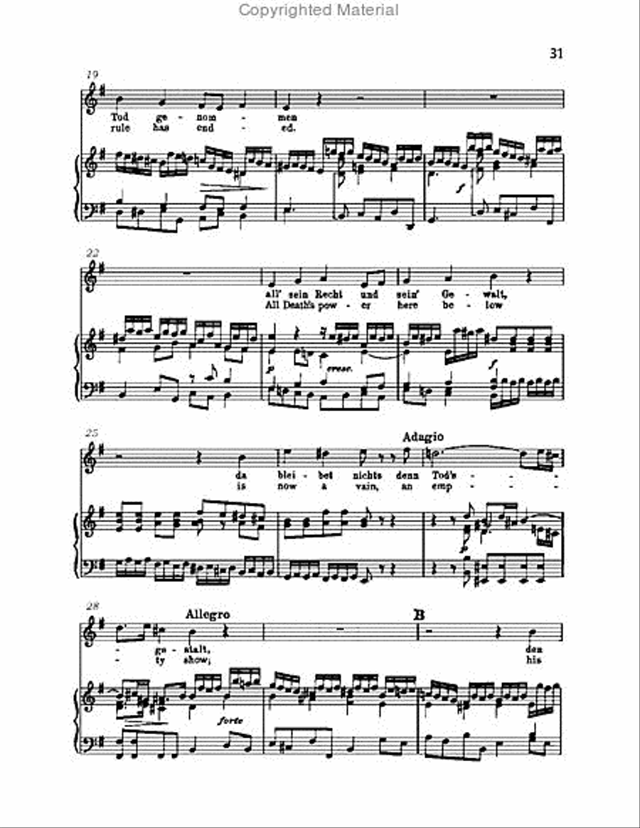 Christ lag in Todsbanden, BWV 4 Choir scores gallery preview page 31