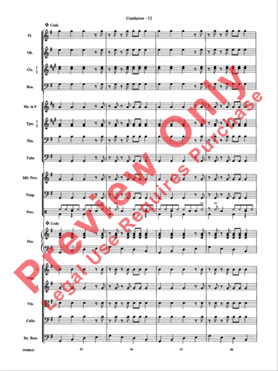(We're Gonna) Rock Around the Clock Full Orchestra scores gallery preview page 14