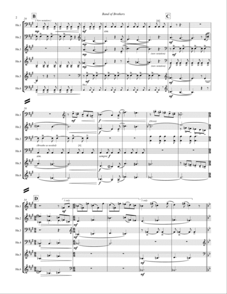 Band Of Brothers - Main Title Chamber Orchestra scores gallery preview page 2