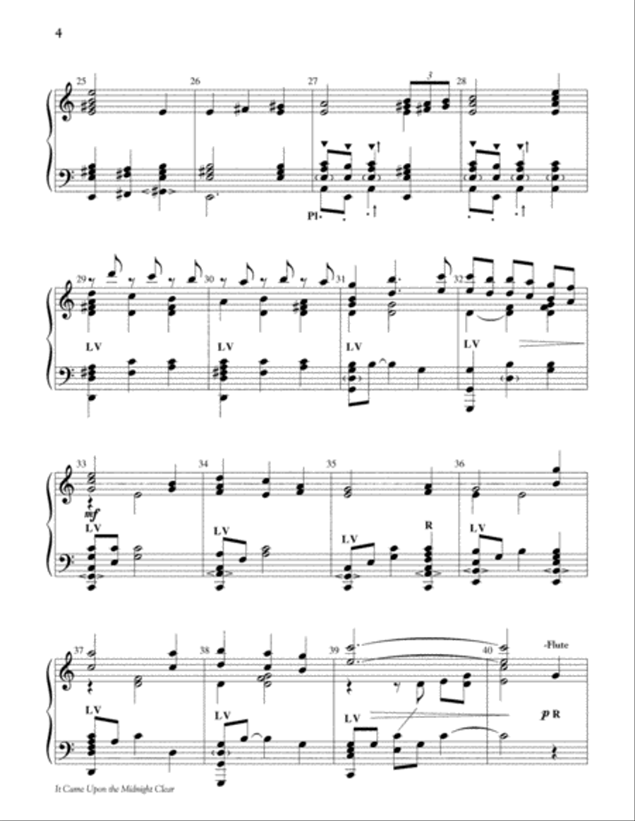 It Came Upon the Midnight Clear 5-Octaves scores gallery preview page 4