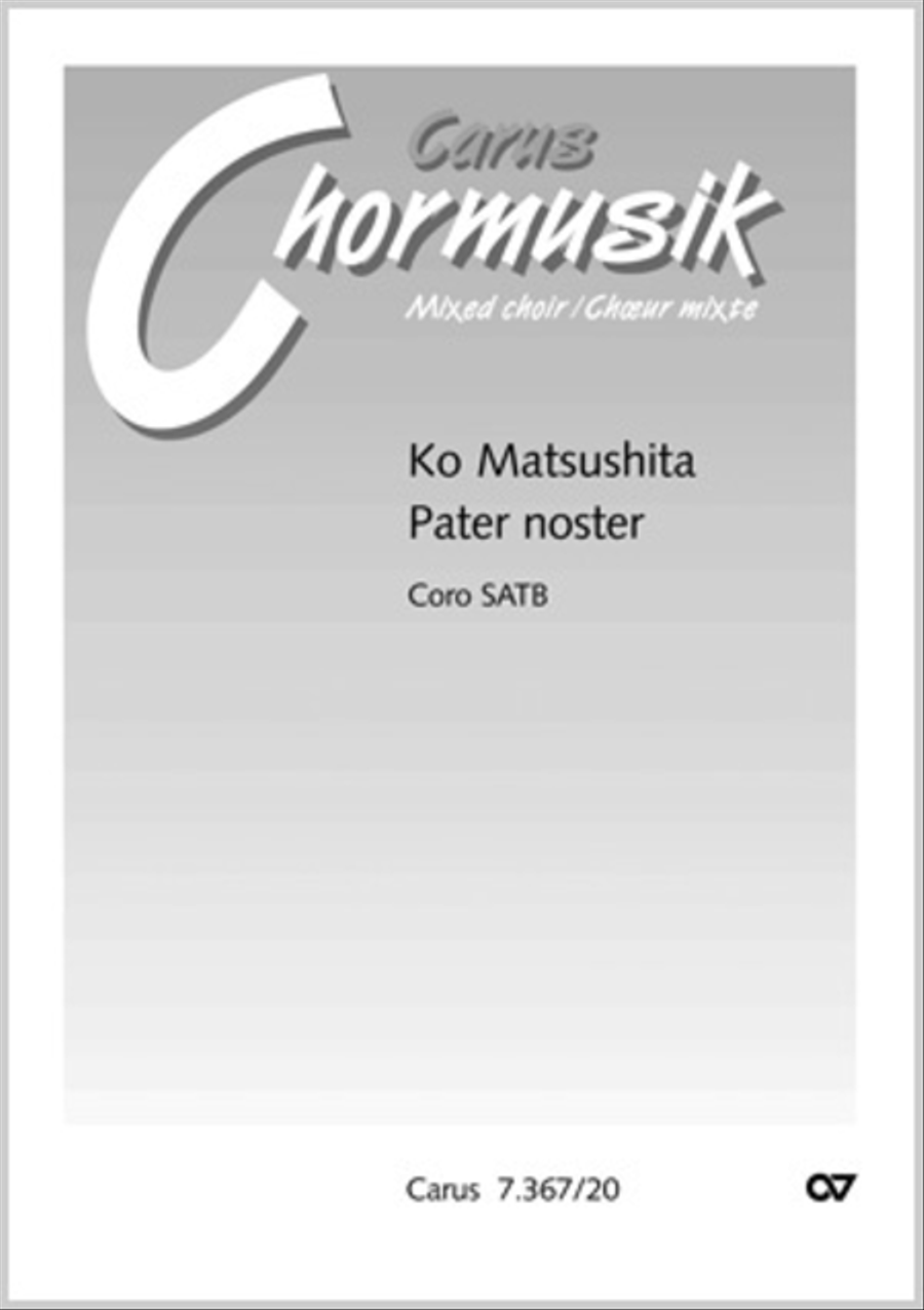 Pater noster 4-Part scores gallery preview page 1