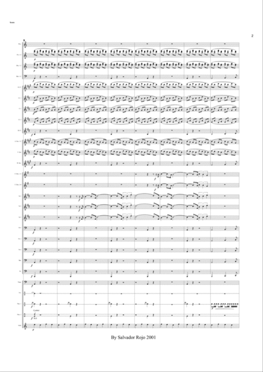 L'aventurer Concert Band scores gallery preview page 4