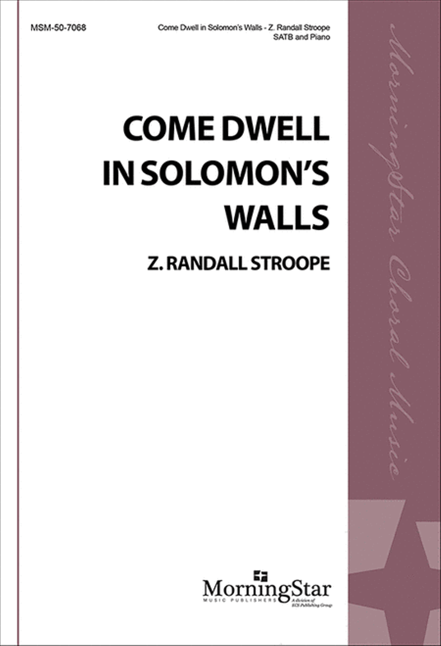 Come Dwell in Solomon's Walls 4-Part scores gallery preview page 1