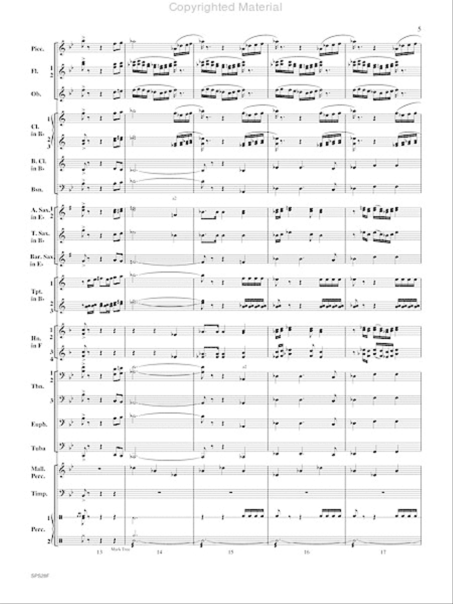 Holiday Portraits Holiday Portraits Concert Band scores gallery preview page 6