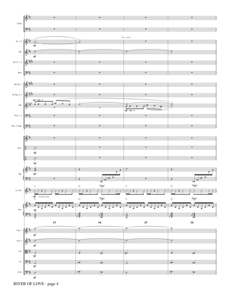 River Of Love - Full Score